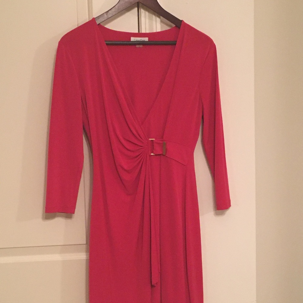 Calvin Klein Hot Pink cocktail style dress